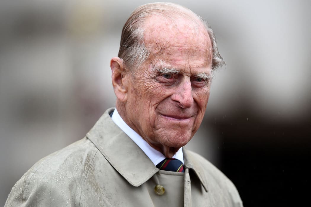 Britain's Prince Philip, Duke of Edinburgh, in his role as Captain General, Royal Marines, attends a Parade to mark the finale of the 1664 Global Challenge on the Buckingham Palace Forecourt in central London on August 2, 2017.
