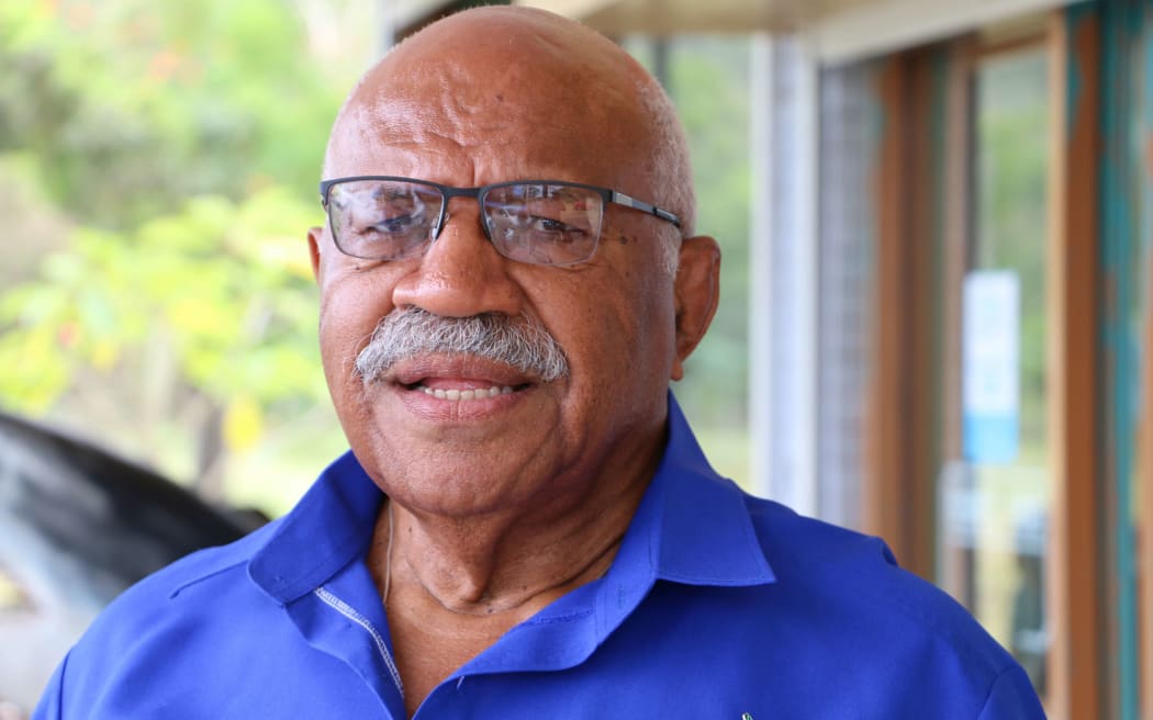 Fiji People's Alliance Party leader Sitiveni Rabuka.