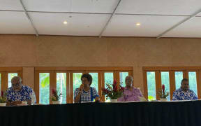 Sodelpa's executive committee, from left: President Ratu Epenisa Cakobau, and presidents - Ro Teimumu Kepa, Ratu Naiqama Lalabalavu and George Shiu Raj.