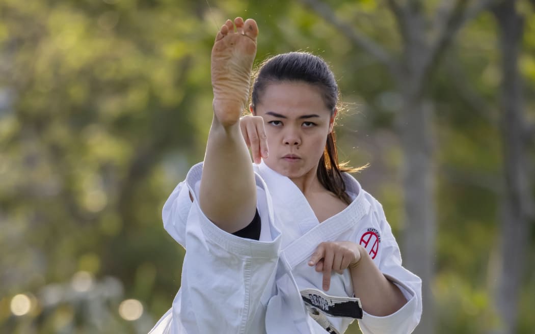 New Zealand Karate Andrea Anacan.