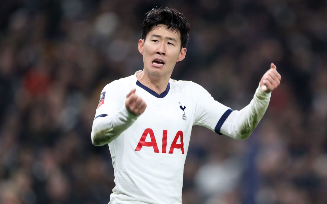 Tottenham forward Son Heung-min.