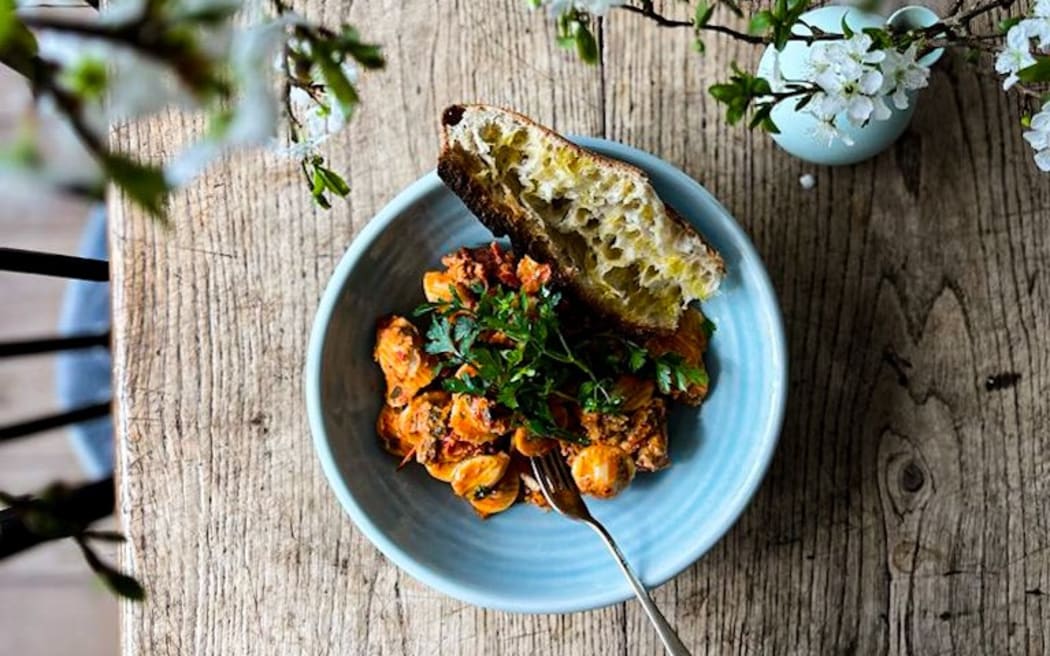 Italian Sausage, fennel and cherry tomato orecchiette RNZ Recipes