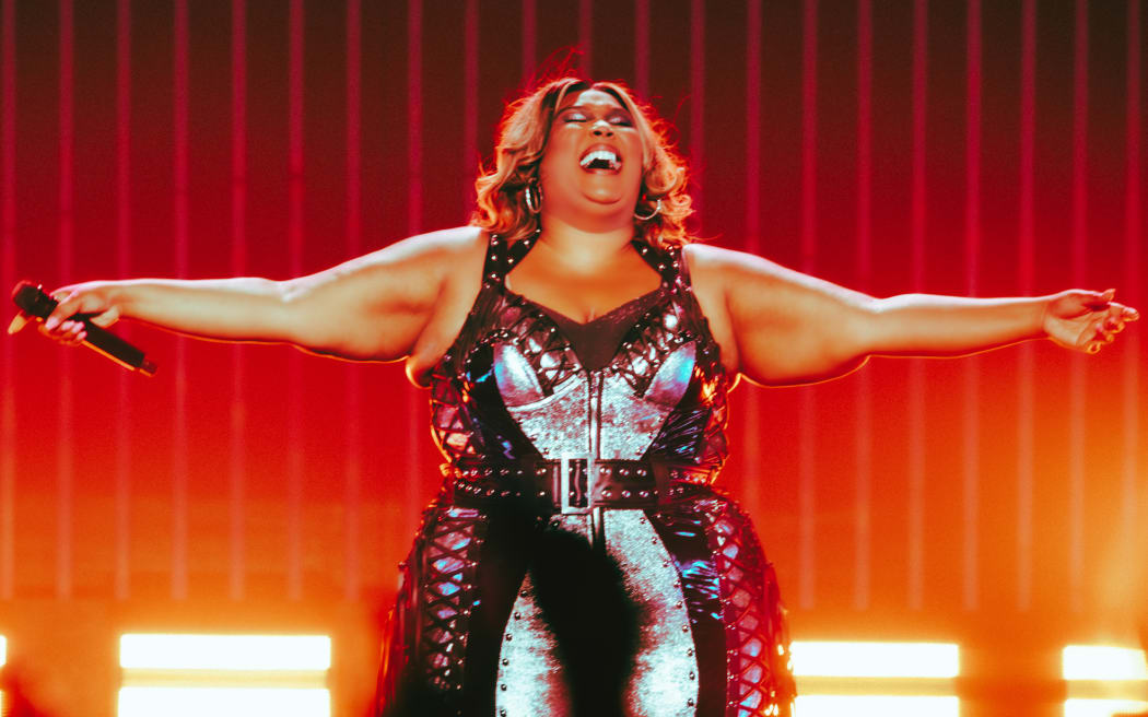 Lizzo performs at Spark Arena in Auckland, on 26 July, 2023