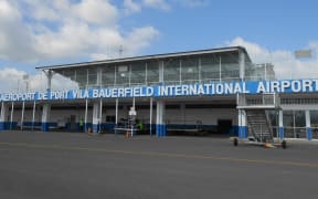 Vanuatu's main international airport Bauerfield at Port Vila