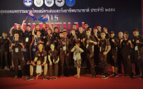 The NZ team at World Muay-Thai Championship in Thailand.