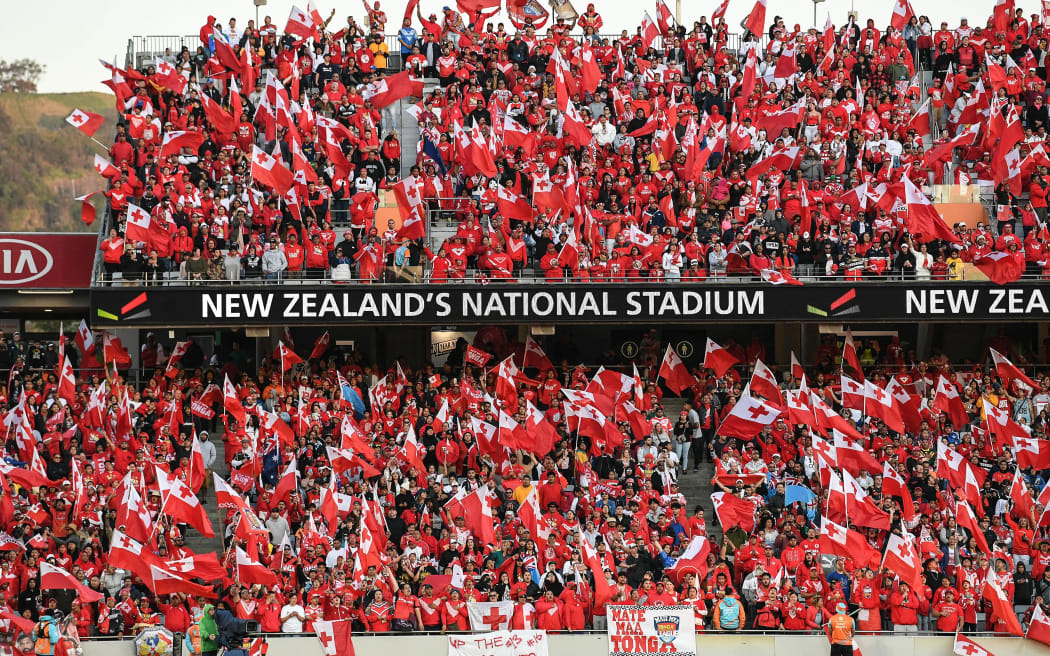 Tonga Fans and supporters.
Tonga Invitational XIII v Australia Kangaroos.