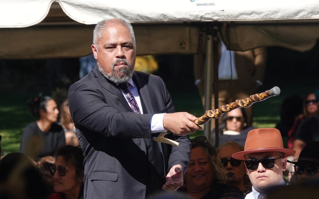 Labour list MP and grandson of Sir James Henare, Peeni Henare, addresses the Tribunal.
