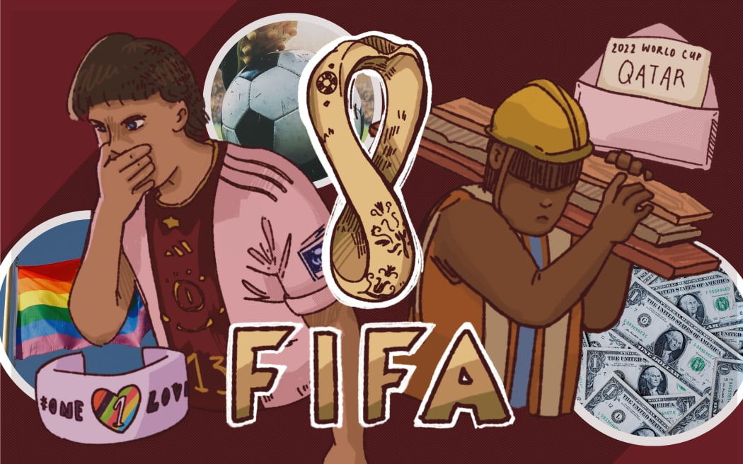 FIFA World Cup controversy explainer illustration.
