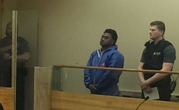 Fa'atiga Manutui - one of the two accused - appeared in the Manukau District Court this afternoon.