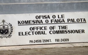 Electoral office in Mulinuu