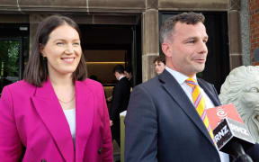 ACT MPs Brooke van Velden and David_Seymour.