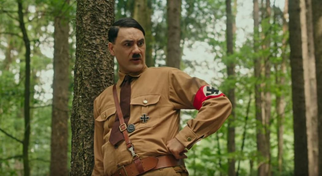 Taika Waititi as Adolf Hitler in his new film Jojo Rabbit.