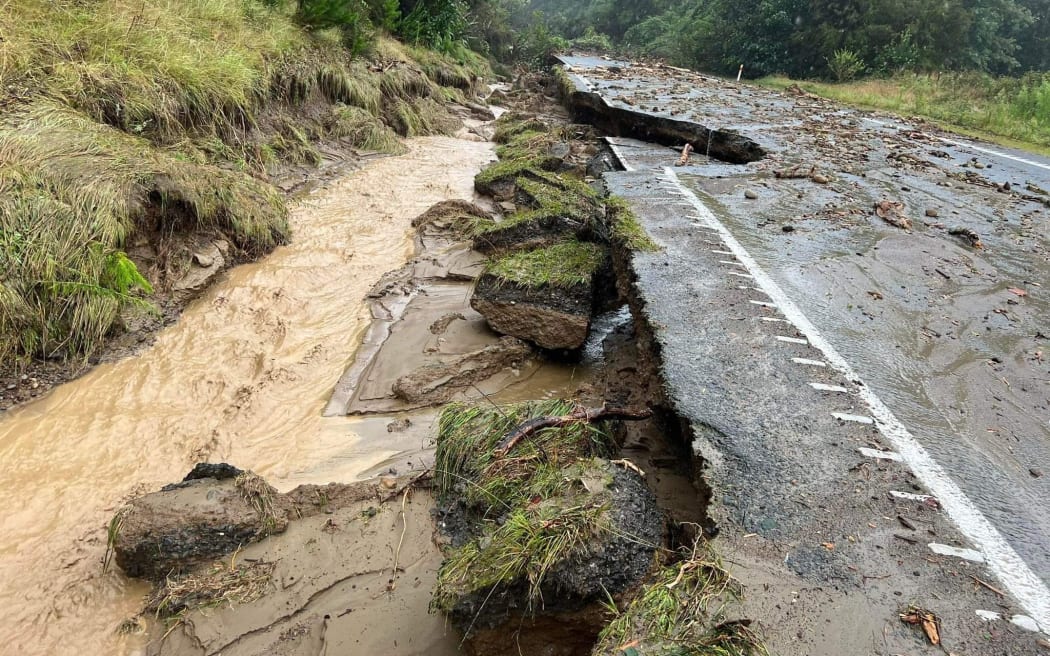 The Waikare Bridge at Putorino - SH5 Napier-Taupō - Cyclone Gabrielle damage