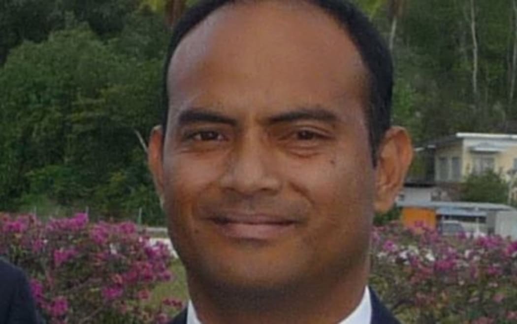 Nauru's Justice Minister David Adeang
