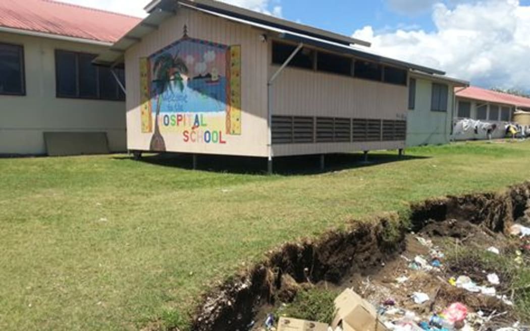 Solomon Islands Referral Hospital, coastal erosion.