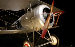 A Nieuport on static display at the Omaka Aviation Heritage Centre -