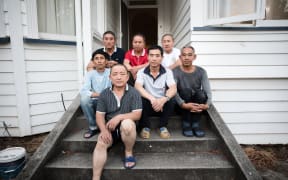 A group of chinese workers who came to New Zealand after being promised work by Peter Li and NPL