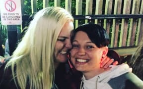 Any Laker (left) and Lauren Price are among the first same-sex couples to exchange vows after the law change in Australia.