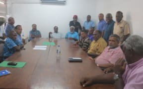 Representatives of Vanuatu's leading political parties including Vanua'aku Pati, the Graon Mo Jastis Pati, the Union for Moderates, the National United Party and the Reunification of Movements for Change.