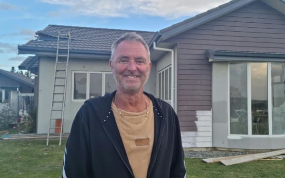 Kenny Cripps wasn't home when the tornado tore through his home in Petra Way, breaking windows and damaging cars, on 10 April, 2023.