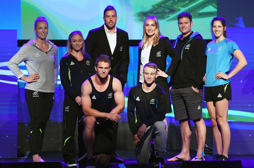 New Zealand Olympic Team's uniform to Rio 2016 at the Prime Minister’s Olympic Gala Dinner.