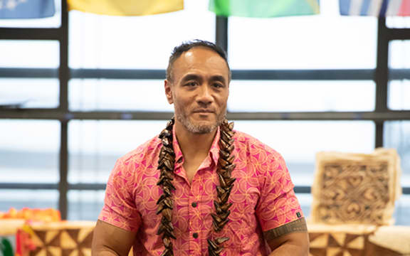 Sadat Muaiava, Samoan Language Week launch 2021 , at Wan Solwara, Victoria University of Wellington