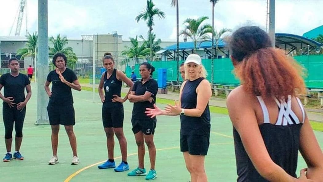 Fiji Pearl's coach, Jenny Brazel, hits the ground running in Suva.