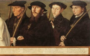 Five Members of the Utrecht Brotherhood of Jerusalem Pilgrims - Jan van Scorel