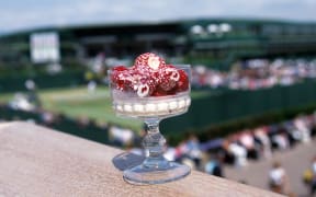 STRAWBERRIES and CREAM at Wimbledon Tennis Championships, 000706. Photo: Athol Gazzard/Action Plus


2000
ambience
venue venues