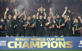 World Cup champions All Blacks RWC2015