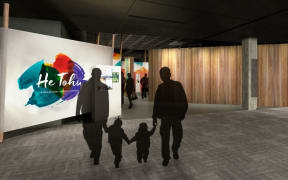 A design for He Tohu, the new permanent exhibition of NZ's founding constitutional documents at National Library of New Zealand