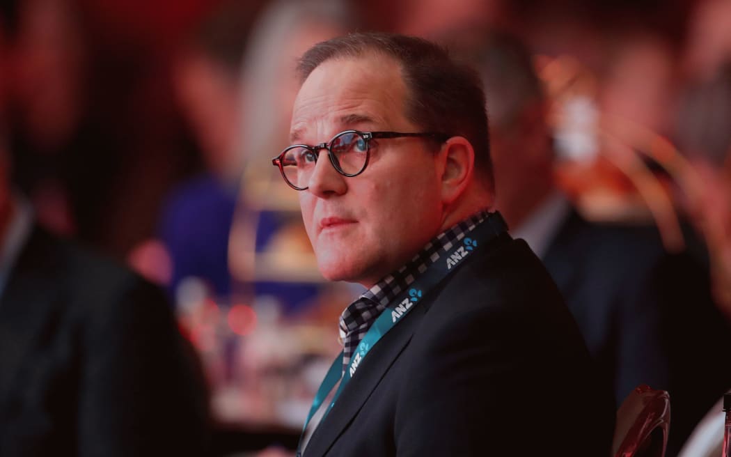 AUCKLAND, NEW ZEALAND - JULY 20: Former New Zealand MP Simon Power looks on at the Chinese Business Summit on July 20, 2020 in Auckland, New Zealand.