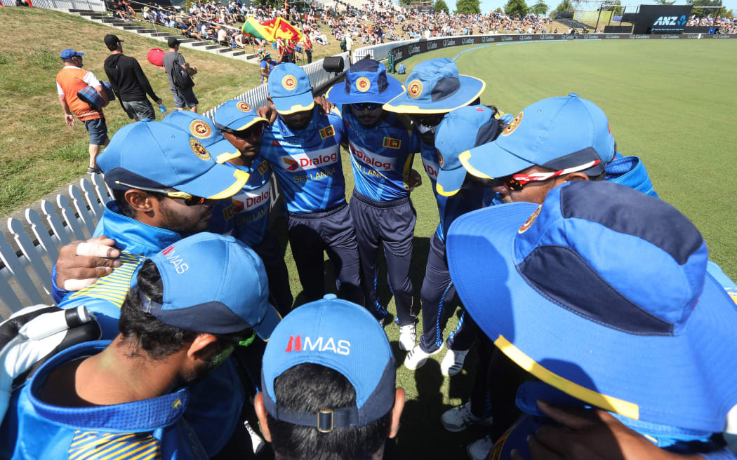 The Sri Lankan cricket ODI team.