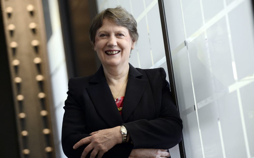 UNDP head Helen Clark poses in Paris on June 1, 2015
