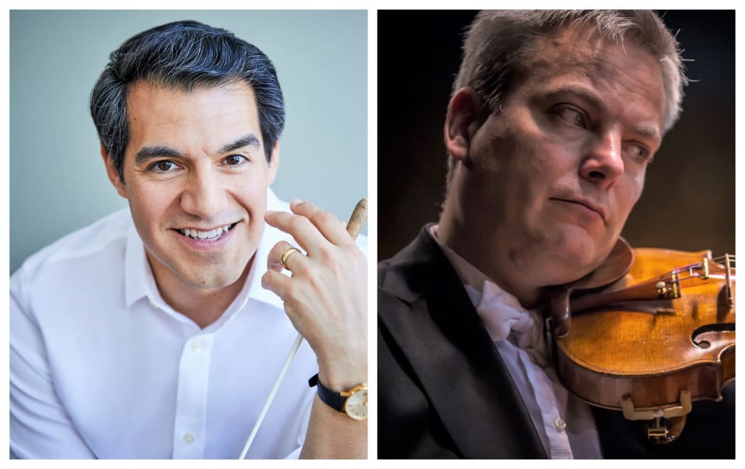 NZSO guest conductor Miguel Harth-Bedoya & soloist Vesa-Matti Leppänen