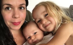 Arabella Gubay with her son Marlowe and daughter Matilda, who has epilepsy.