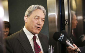 Winston Peters after NZ First/Labour meeting