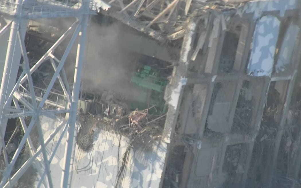 Damage at Fukushima Daiichi Nuclear Power Station in 2011.