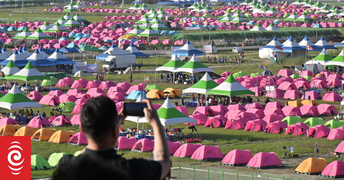 NZ scouts leave South Korea camp after heatwave, as tropical storm looms - Vimarsana News