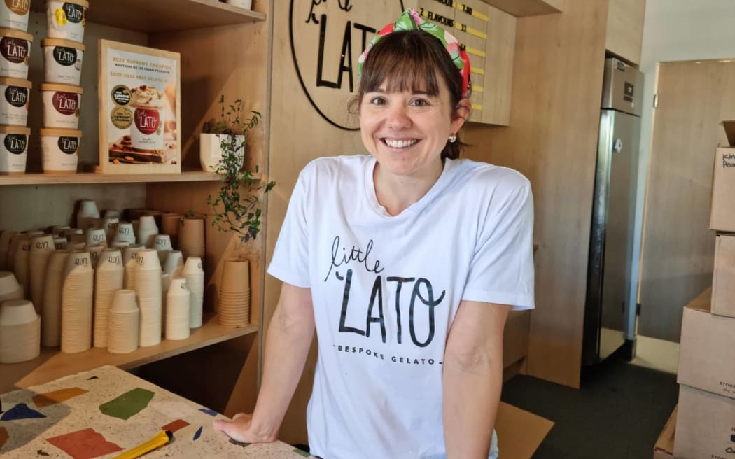 Gelato business Little 'Lato owner Hannah Engelsman.
