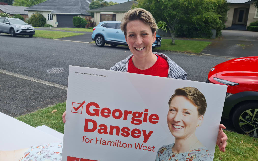 Georgie Dansey is contesting the Hamilton West by-election for Labour.