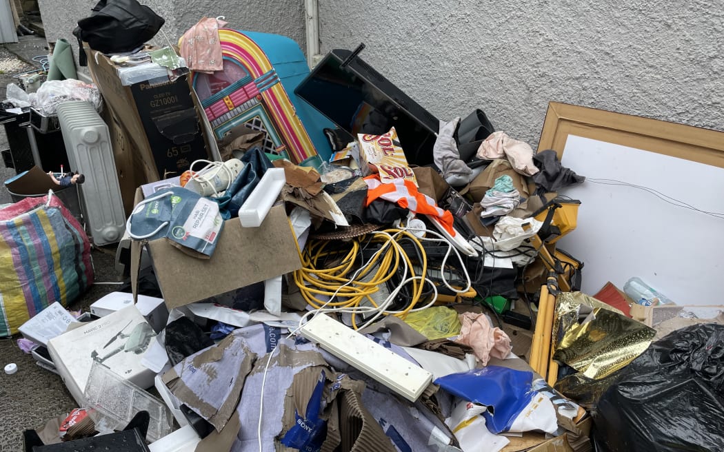 Kermath and his flatmate Zach say they've lost nearly everything in their Tawariki Street home after the Auckland flooding.