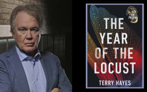 Terry Hayes The Year of the Locust author and book composite image