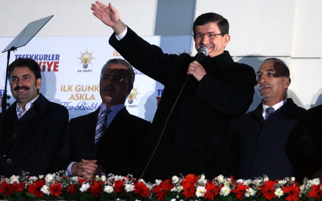 Turkish Prime Minister Ahmet Davutoglu.