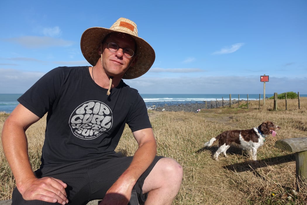 National Surfing Championship event director Chris Wilkes