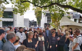 Prime Minister Jacinda Ardern and Dame Patsy Reddy were among those attending the memorial service.
