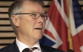 Environment Minister David Parker at a press conference announcing the Government's reforms to clean up our waterways, Beehive Theatrette, Wellington.