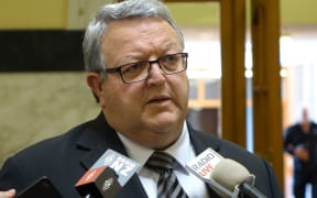Gerry Brownlee speaks to media after the release of the Civil Aviation Authority report.