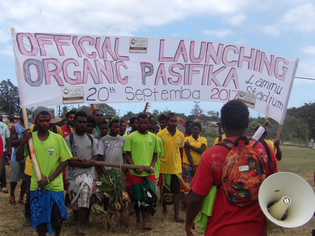 Launch of Organic Pasifika coffer in Tanna