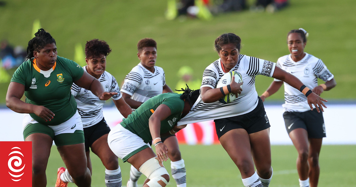 Fijiana stun South Africa in maiden World Cup victory RNZ